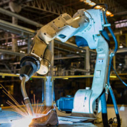 picture of Robotics arm representing industries Eagle Performance Plastics serves